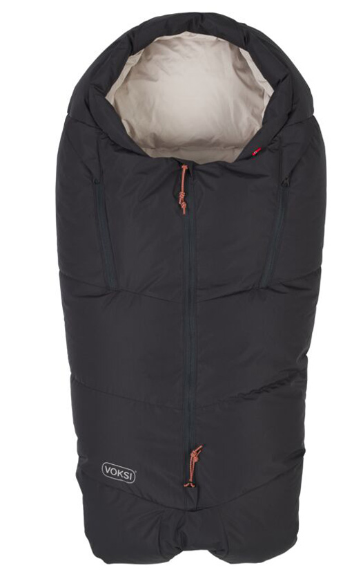 Voksi Fußsack Adventure North Schwarz klein