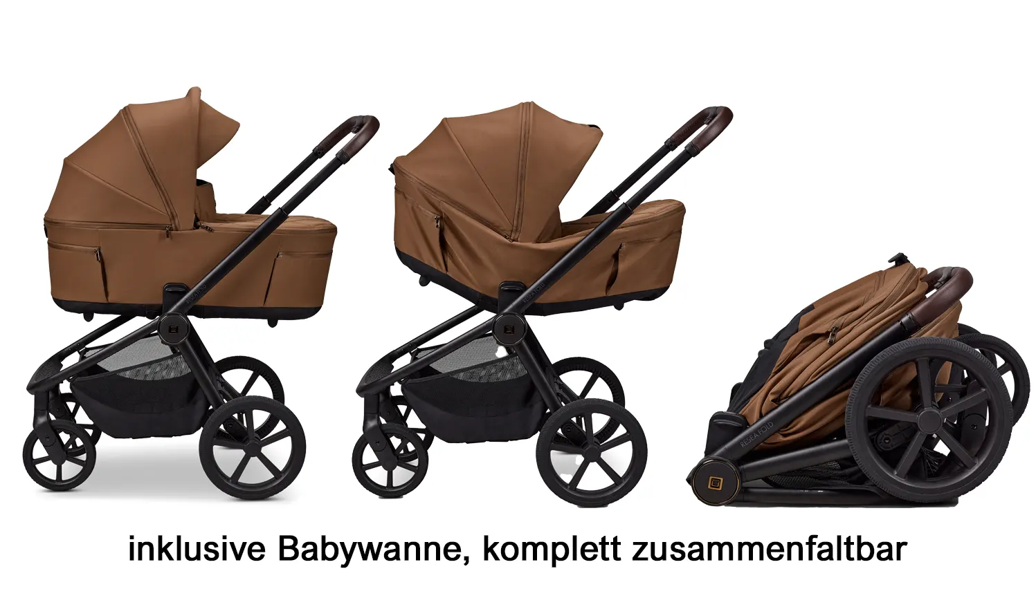 moon resea fold cognac wanne falten