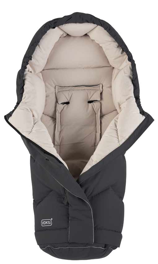 Voksi City Fußsack Grey Cream