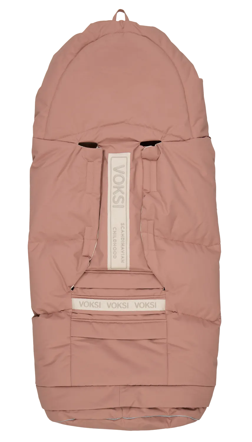 Voksi City Fußsack Blush Pink Rückseite