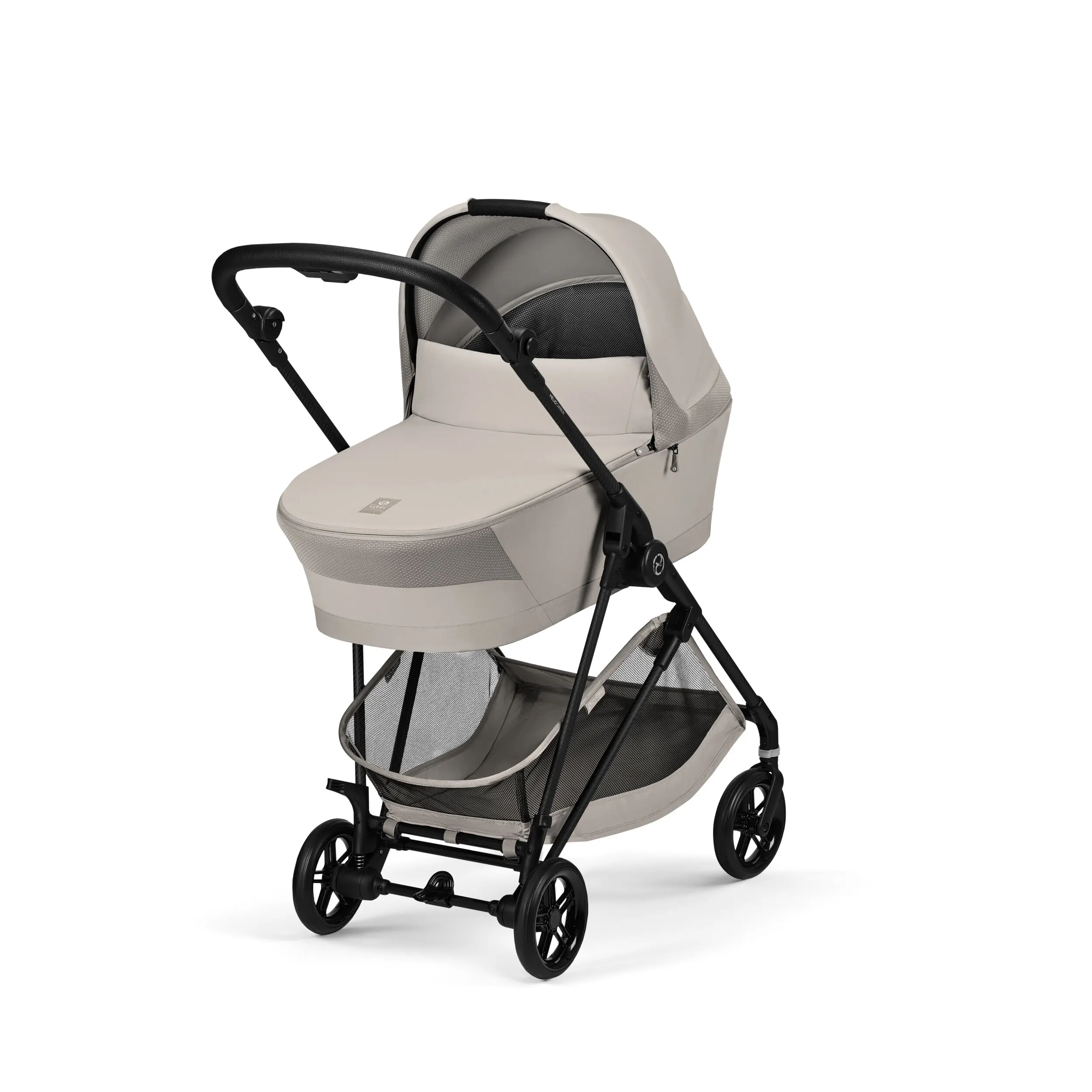 cybex melio babywanne 2026 dune grey mit wagen