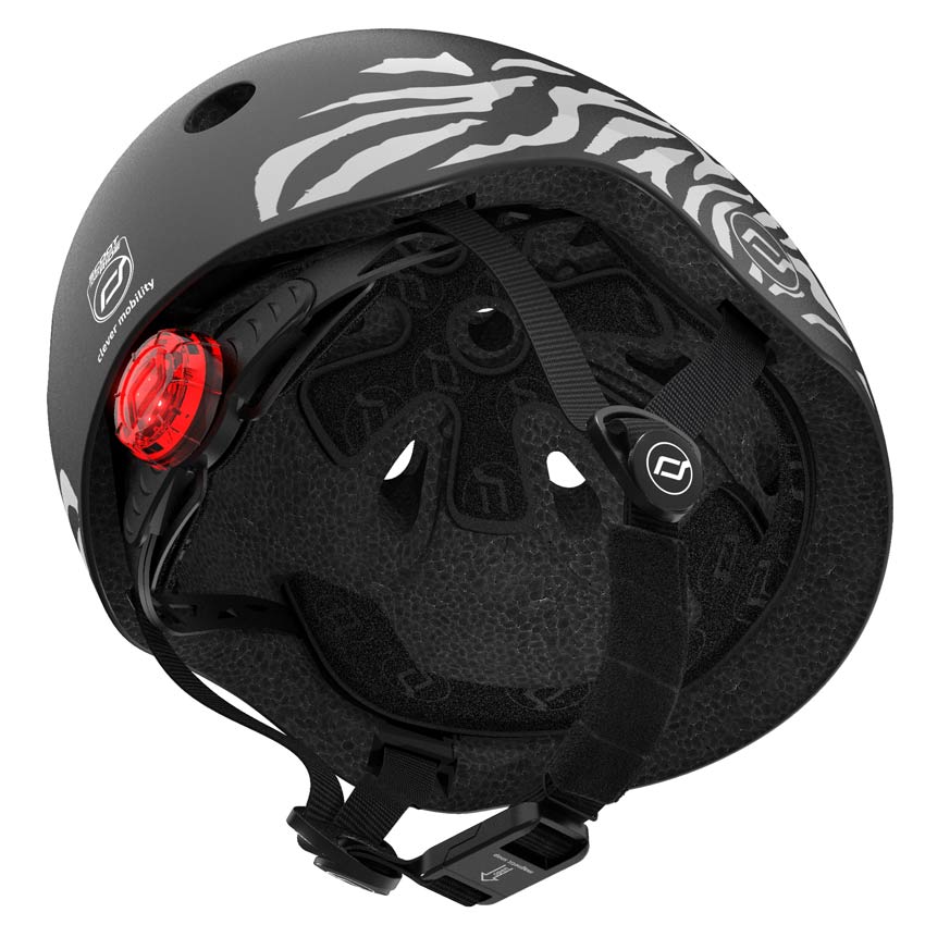 Scoot and Ride Kinderhelm zebra innen