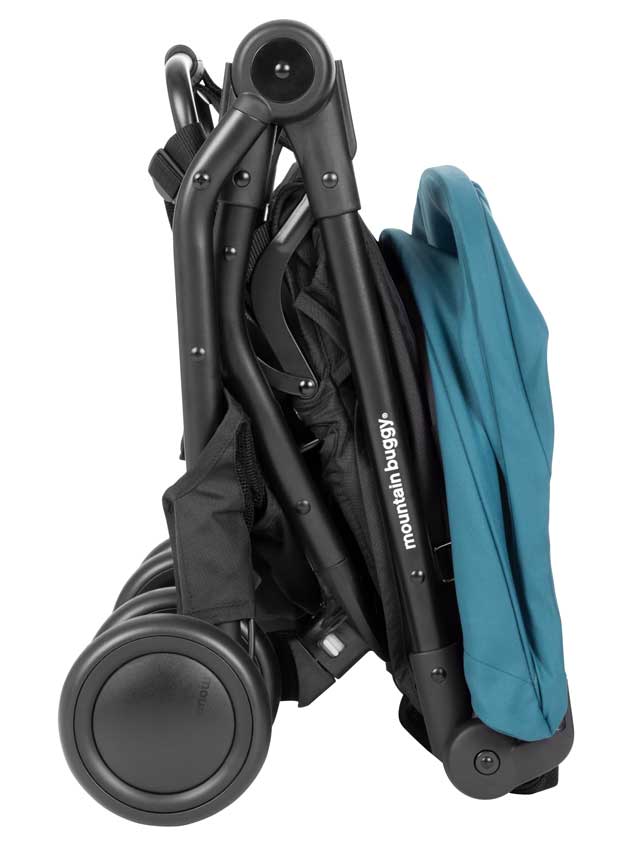 Mountain Buggy Nano aqua gefaltet