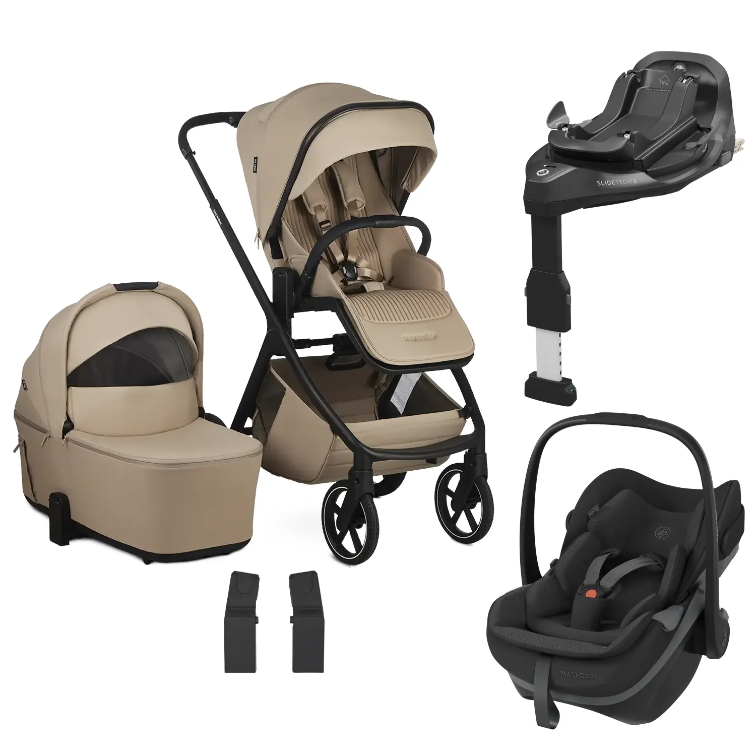 Easywalker Zoey Go Kinderwagen 4-in-1 Set mit Maxi Cosi + Isofix