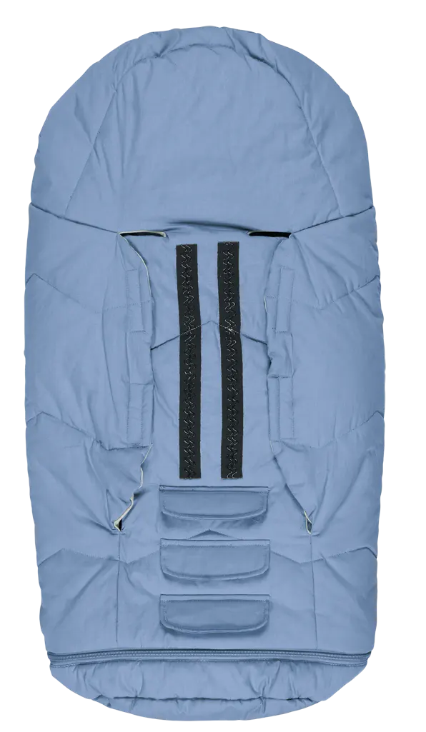 Voksi Sky Light Sommer Fußsack light blue Rückseite