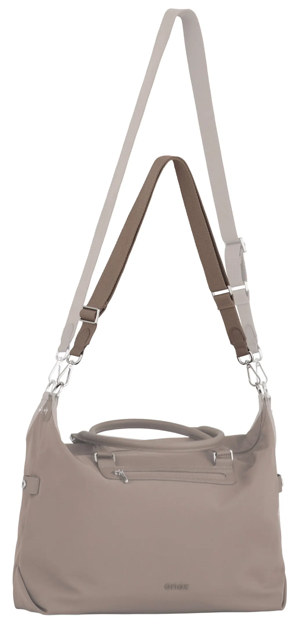 Anex Wickeltasche braun verstellbarer Gurt