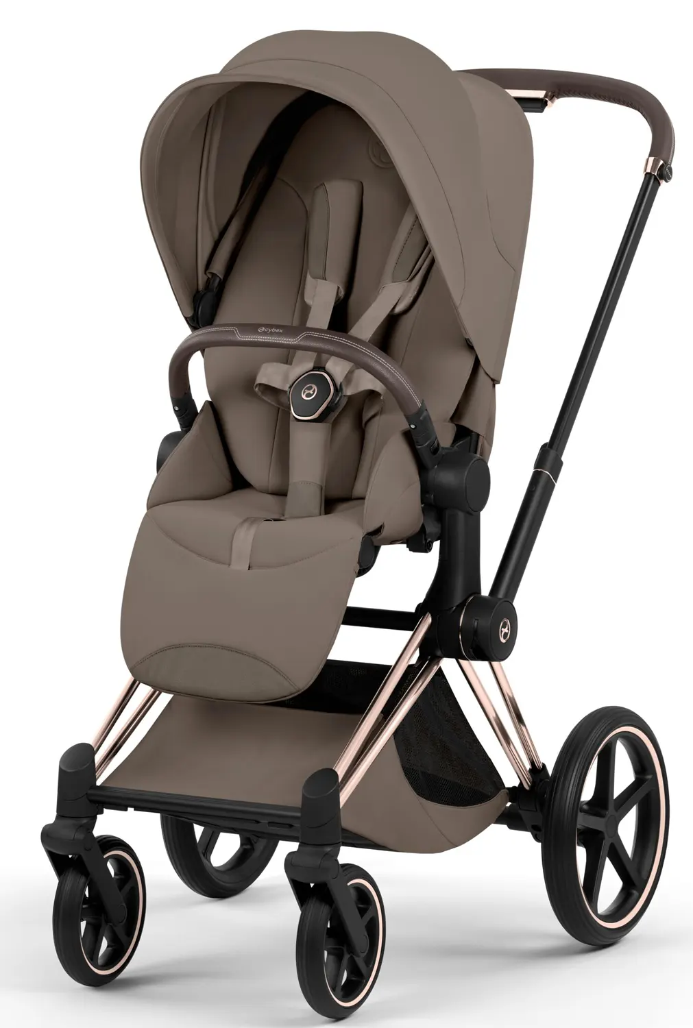 cybex priam style buggy rosegold coconut brown