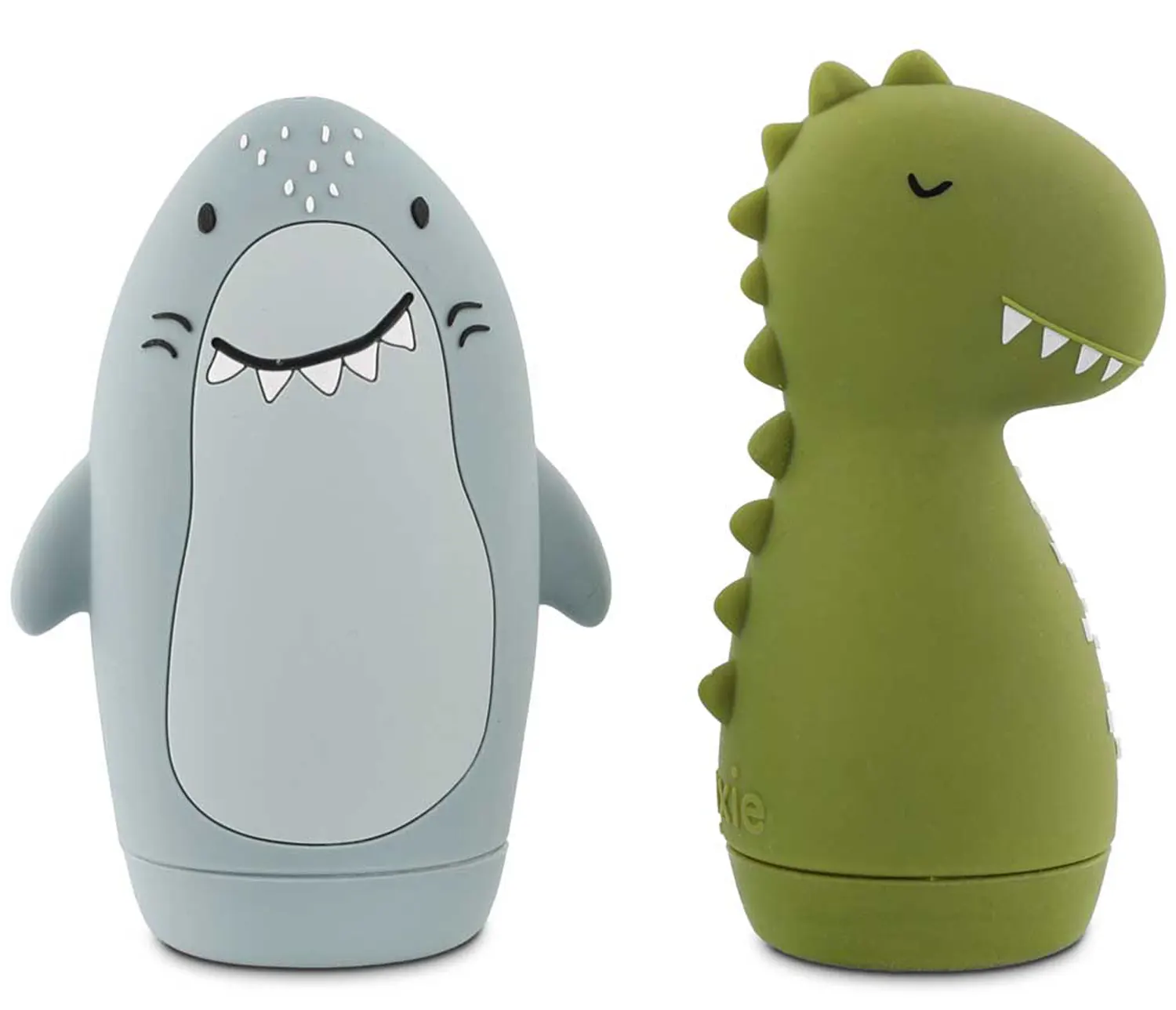 Trixie Badespielzeug Spritztiere Mr. Shark und Mr. Dino