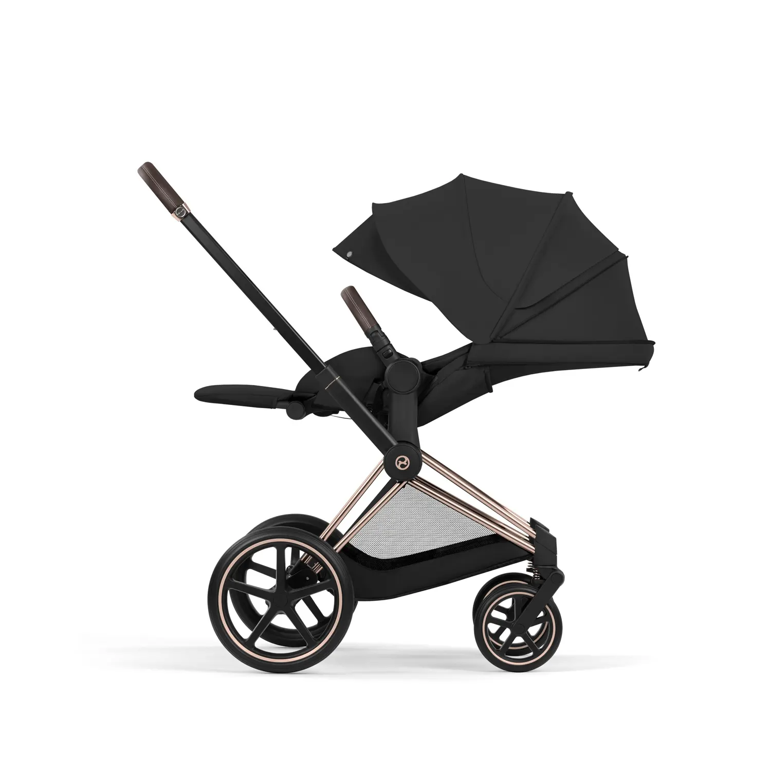 cybex priam comfort buggy rosegold sepia black liegen