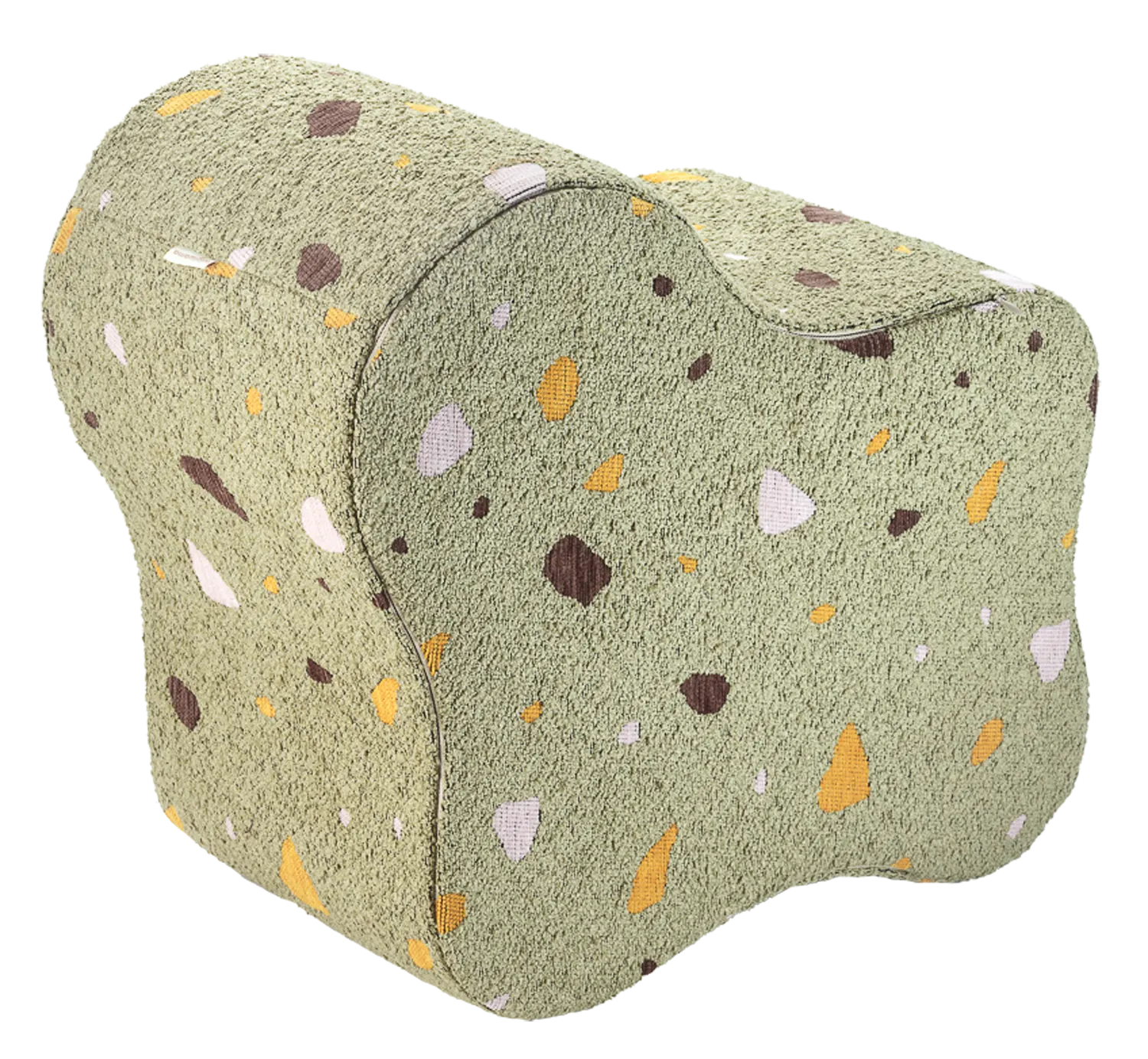 Wigiwama Hocker Wolke Terrazzo Moss