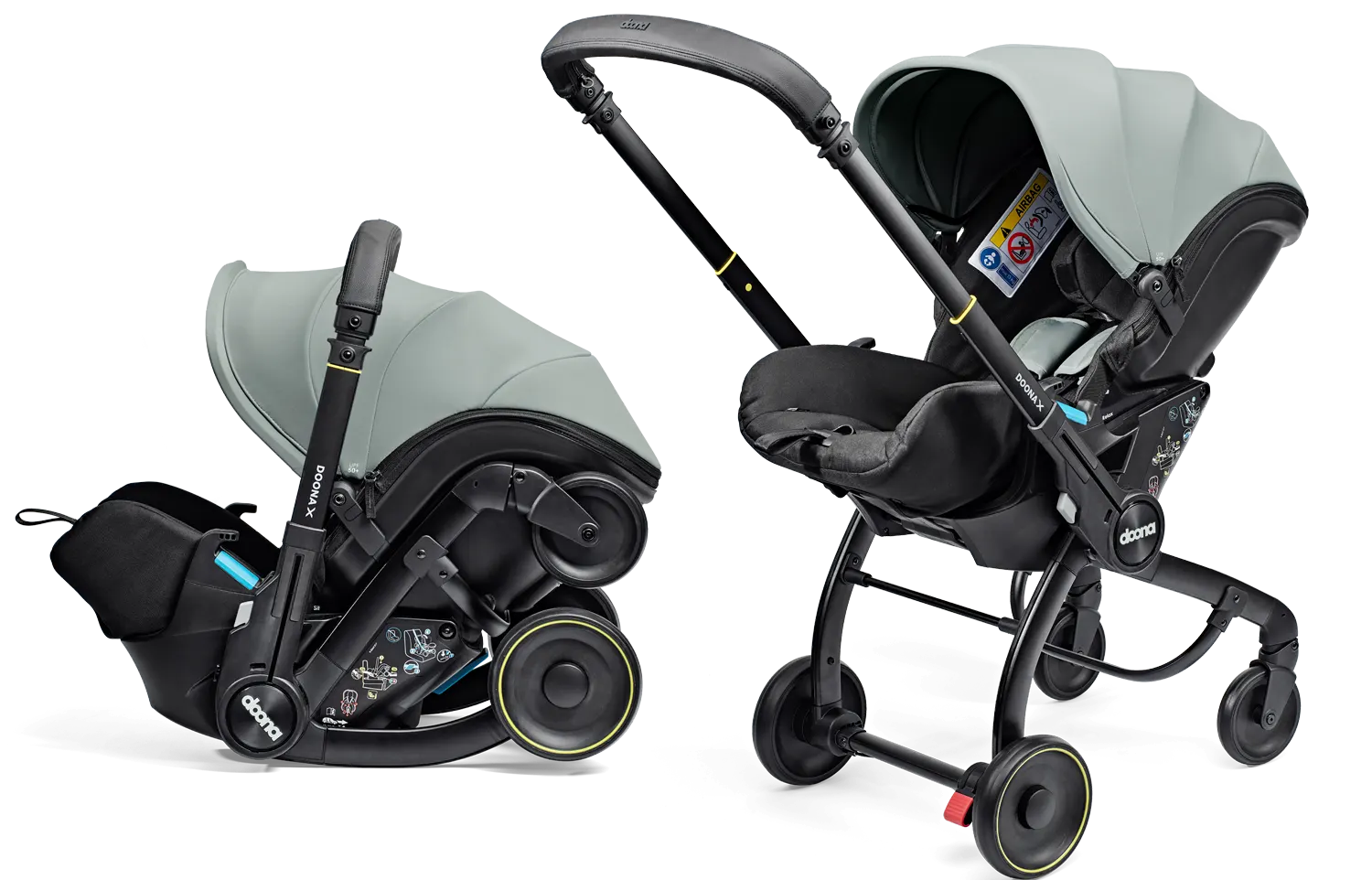 Doona X Babyschale Dusty Sage Babyschale und Kinderwagen