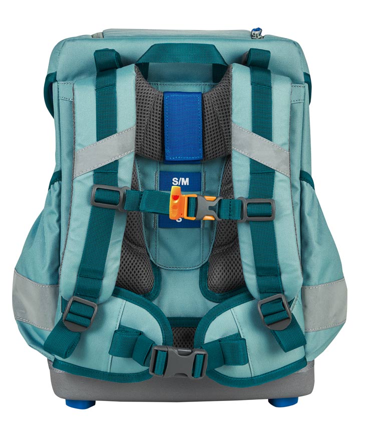 Finkid Schulranzen Buddy Trellis/ Deepteal Schultergurte