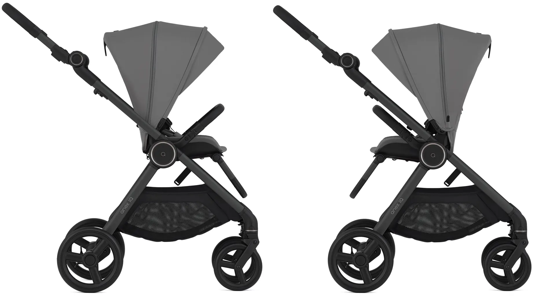 Anex IQ Kinderwagen wendbarer Sportsitz in grau