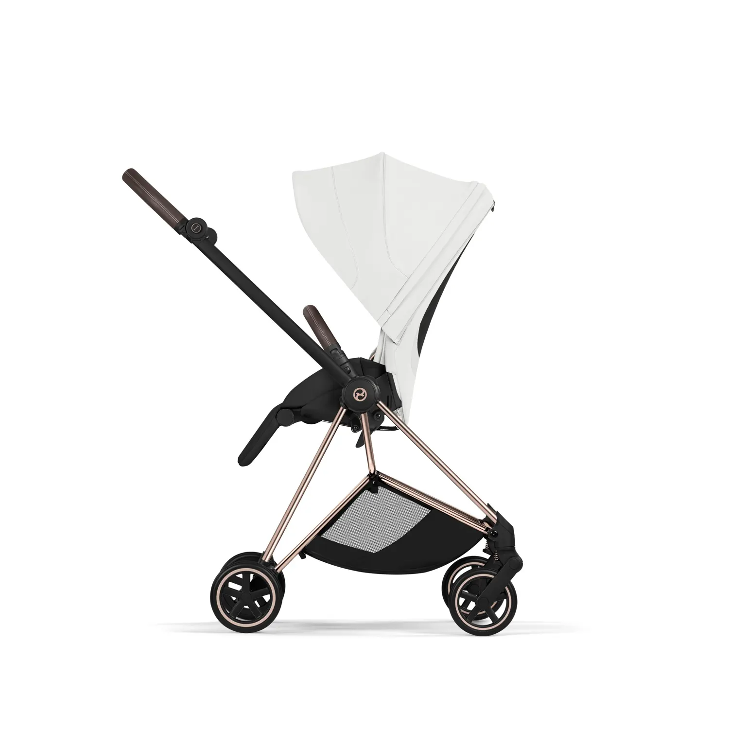 cybex mios style buggy rosegold off withe seite