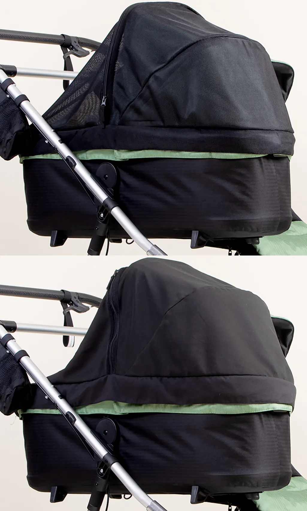 Mountain Buggy Duet v4 Bcarrycot plus Sonnenschutzset