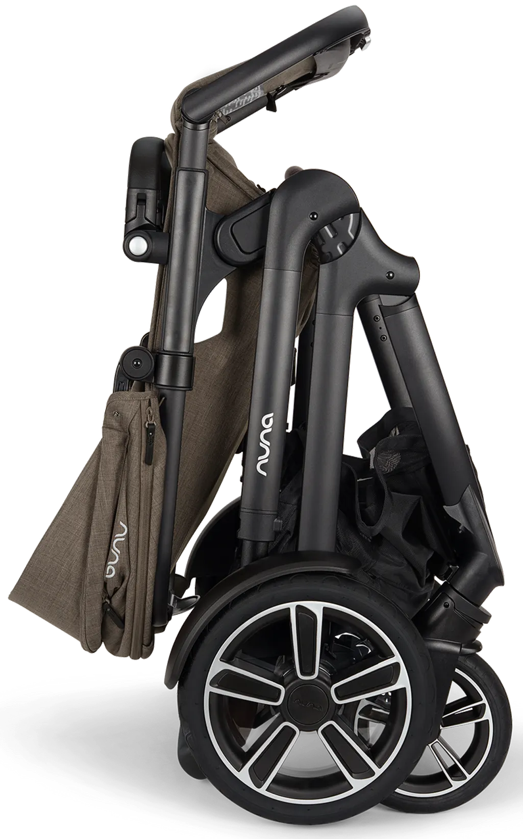 Nuna Demi next stroller green folded