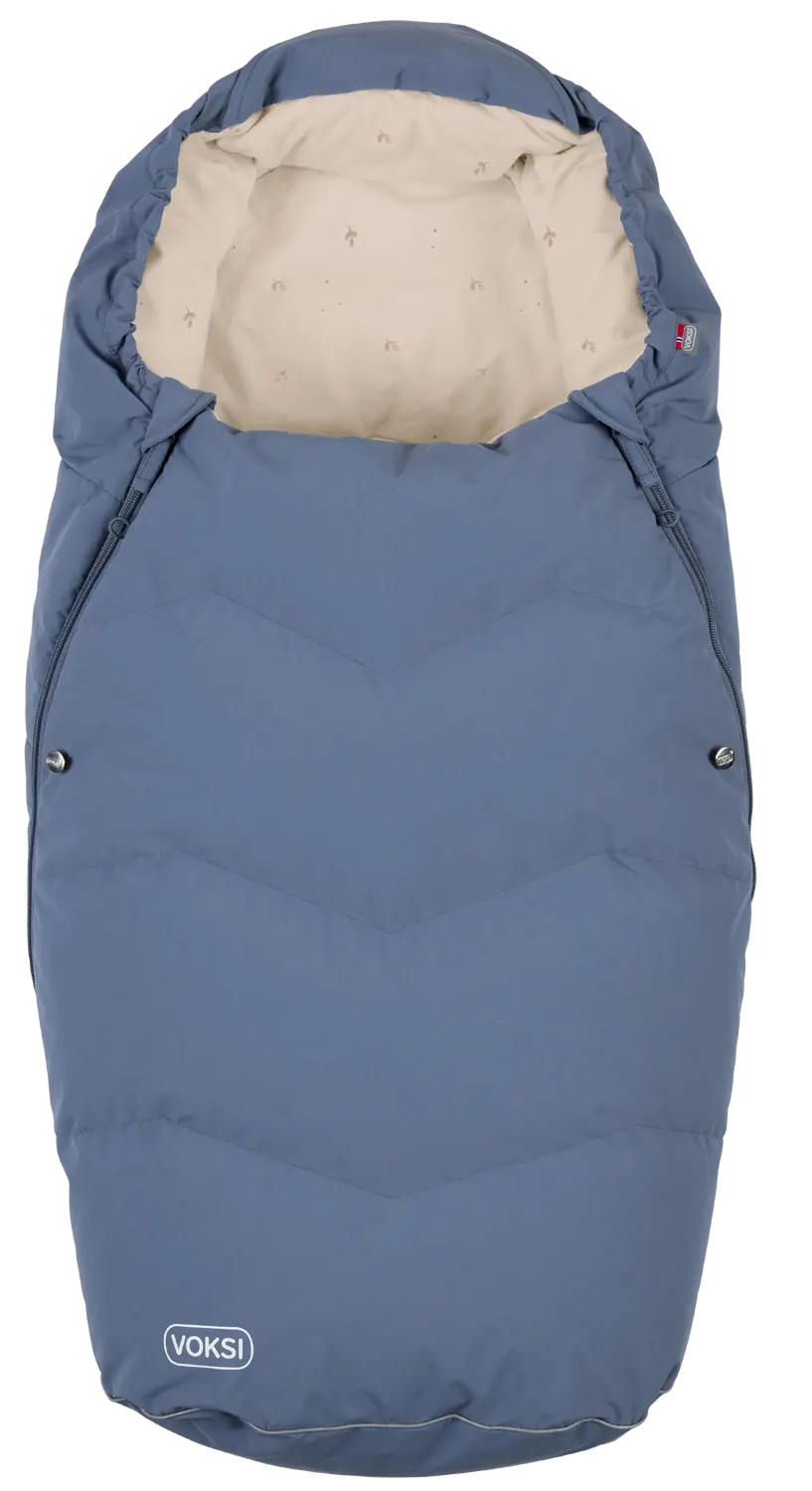 Voksi Urban Fußsack stone blue leaf