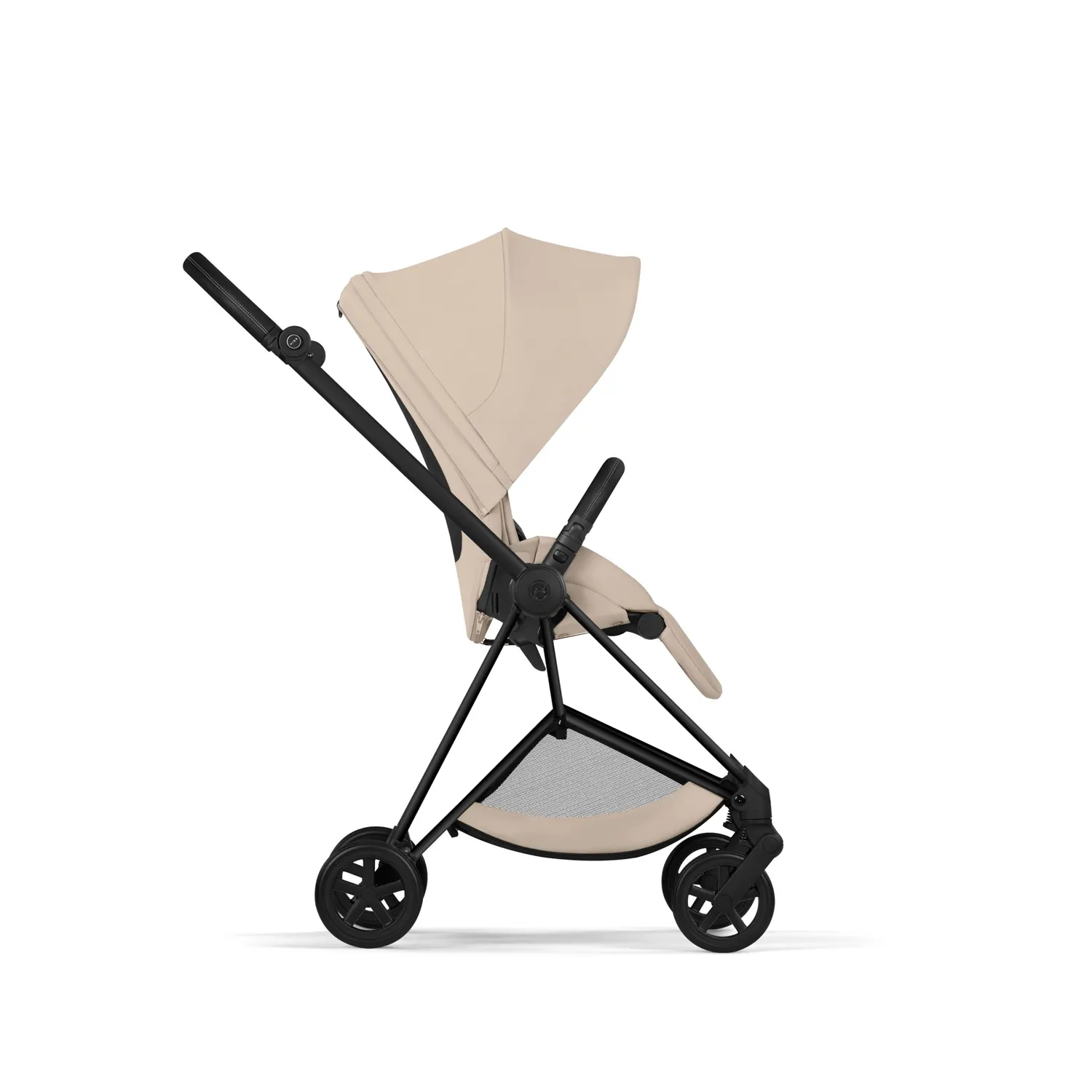 cybex mios comfort matt black cozy beige seite