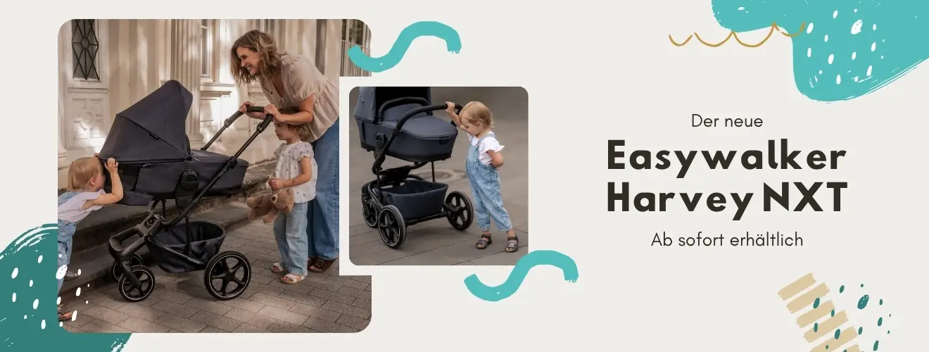 Der neue Easywalker Kinderwagen - der Harvey NXT