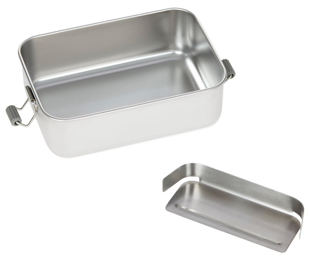 Lässig Edelstahl Lunchbox Brotdose Bold