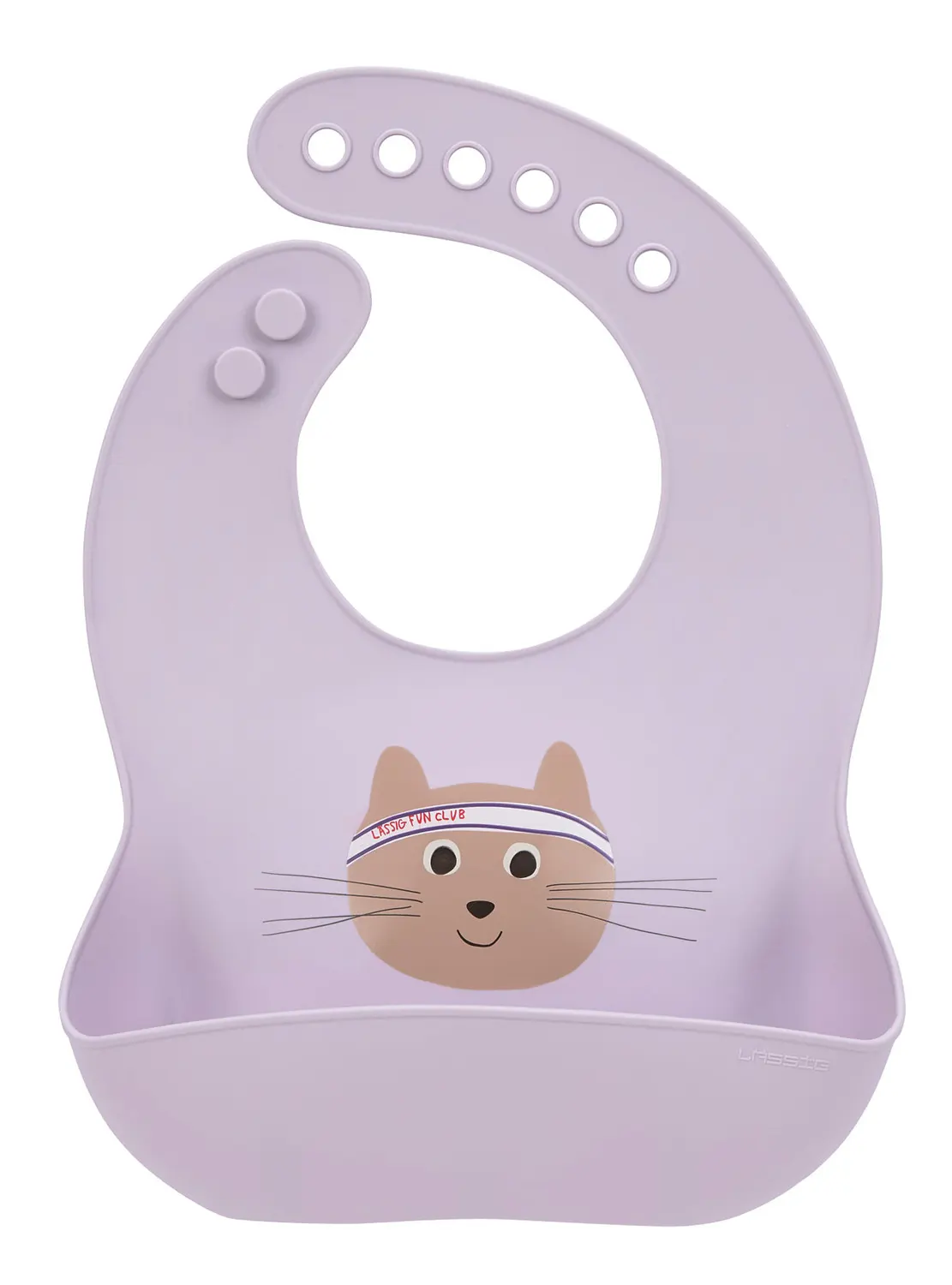 Lässig Silikonlätzchen Tiny Team Katze