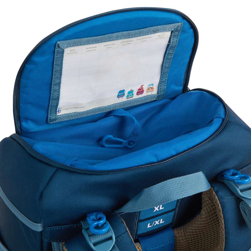 Finkid Schulranzen Buddy Eko Sport Denim /Dove Stundenplan