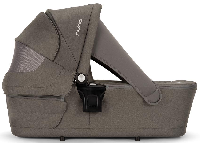 Nuna Babywanne Lytl granite Seitlich mit Schutz