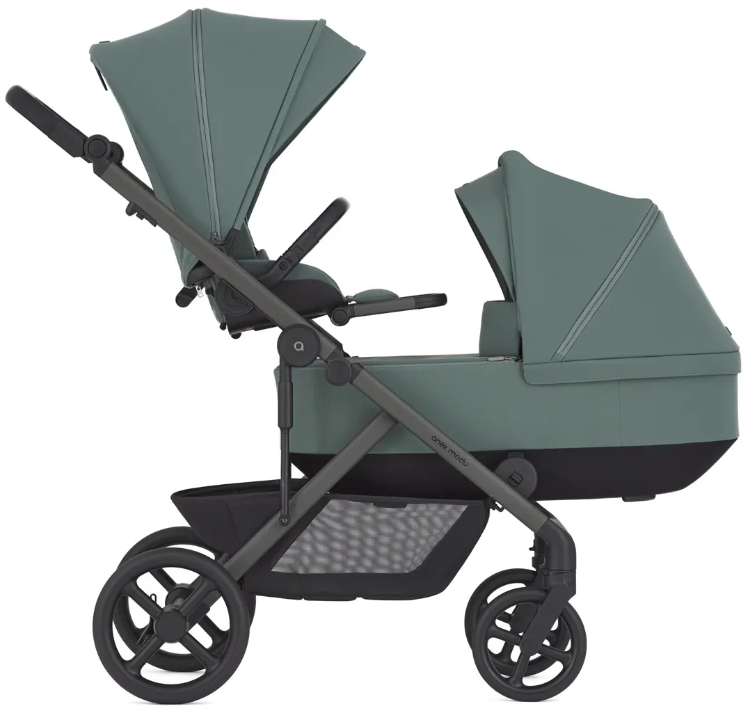 Anex Modu Geschwisterwagen grün
