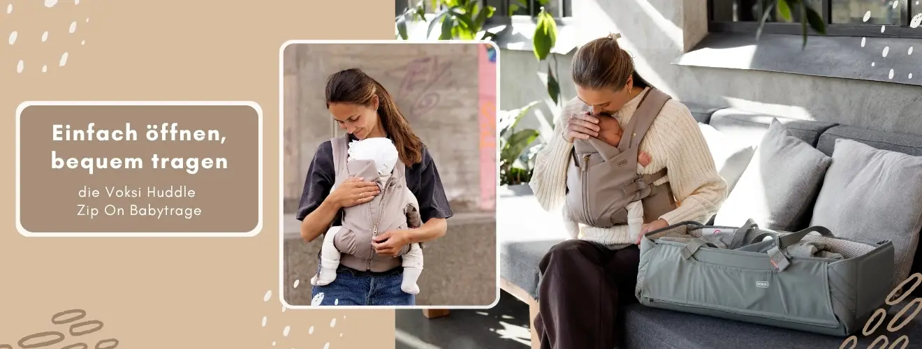 Neue Voksi Huddle Zip On Babytrage