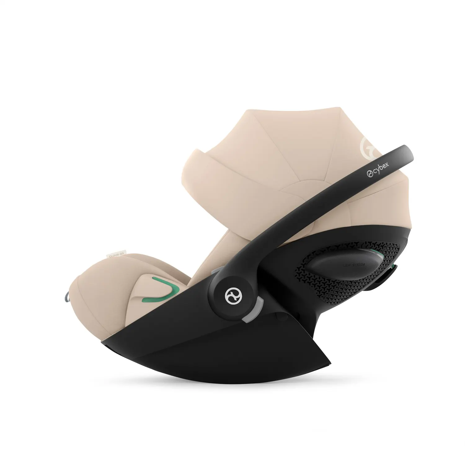 cybex cloud g3 almond beige seite