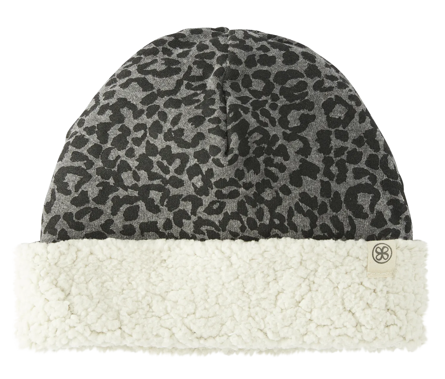 cloby babymuetze teddy fur leopard 