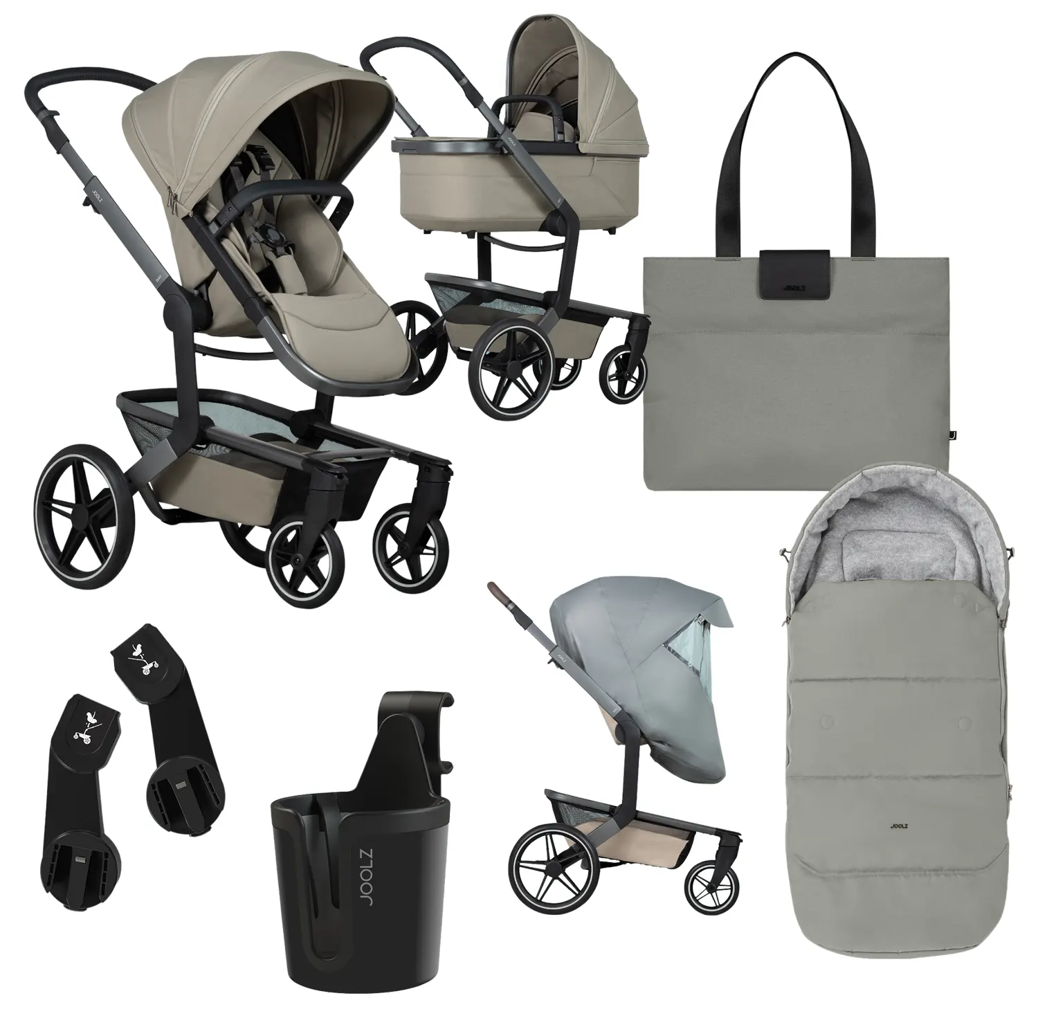 Joolz Day 5 Essential Bundle Sage Green