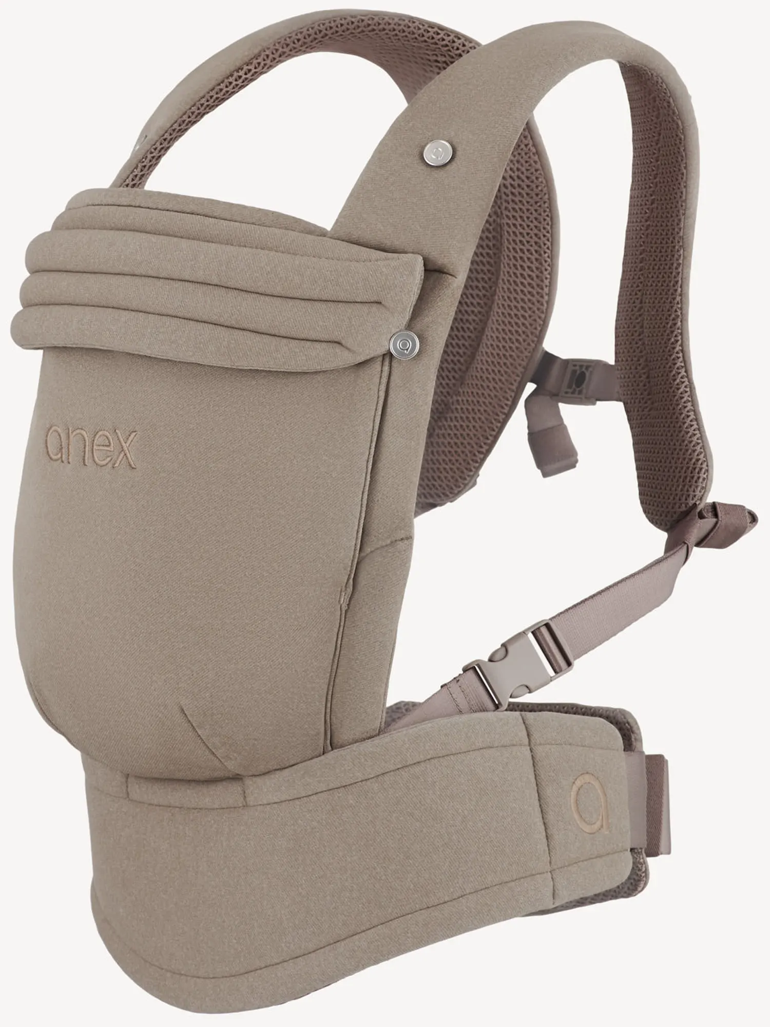 Anex Whiz-hug baby carrier beige side view