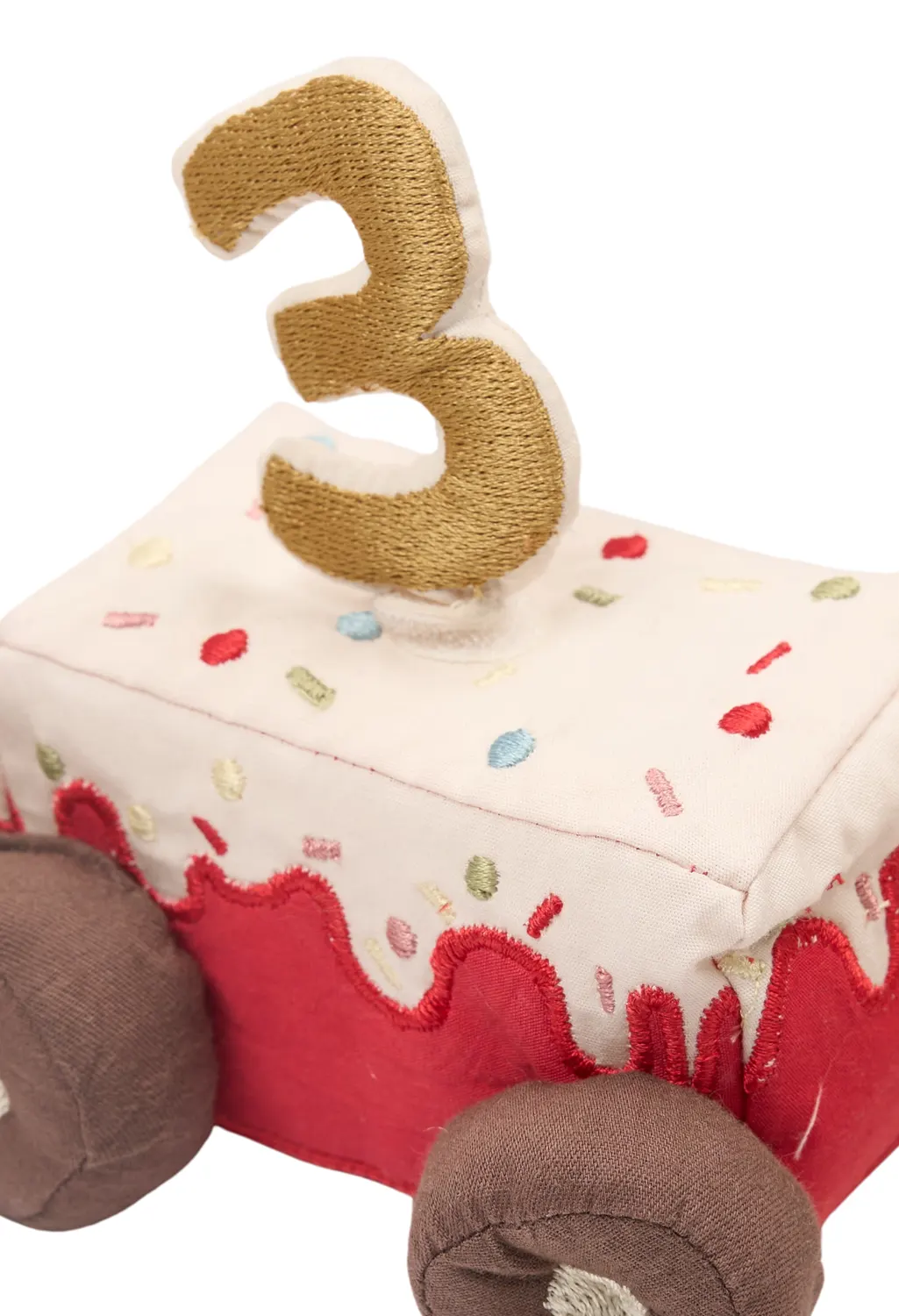 Fabelab Geburtstagszug Rose Waggon mit Zahl