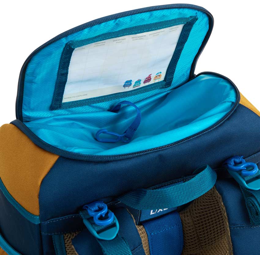 Finkid Schulranzen Buddy Eko Sport Sky Mix Stundeplan