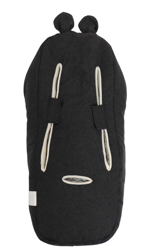 Kaiser Fußsack Hoody Maus Wool Dark Shadow Gurtschlitze