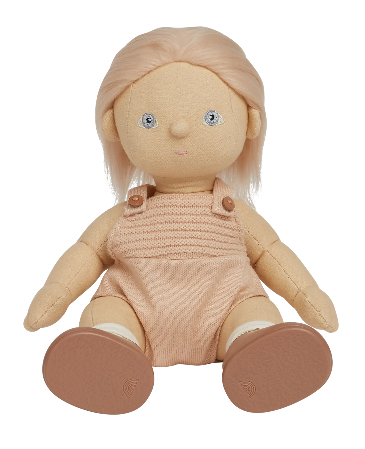 Olli Ella Stoffpuppe Dinkum Doll Petal sitzend