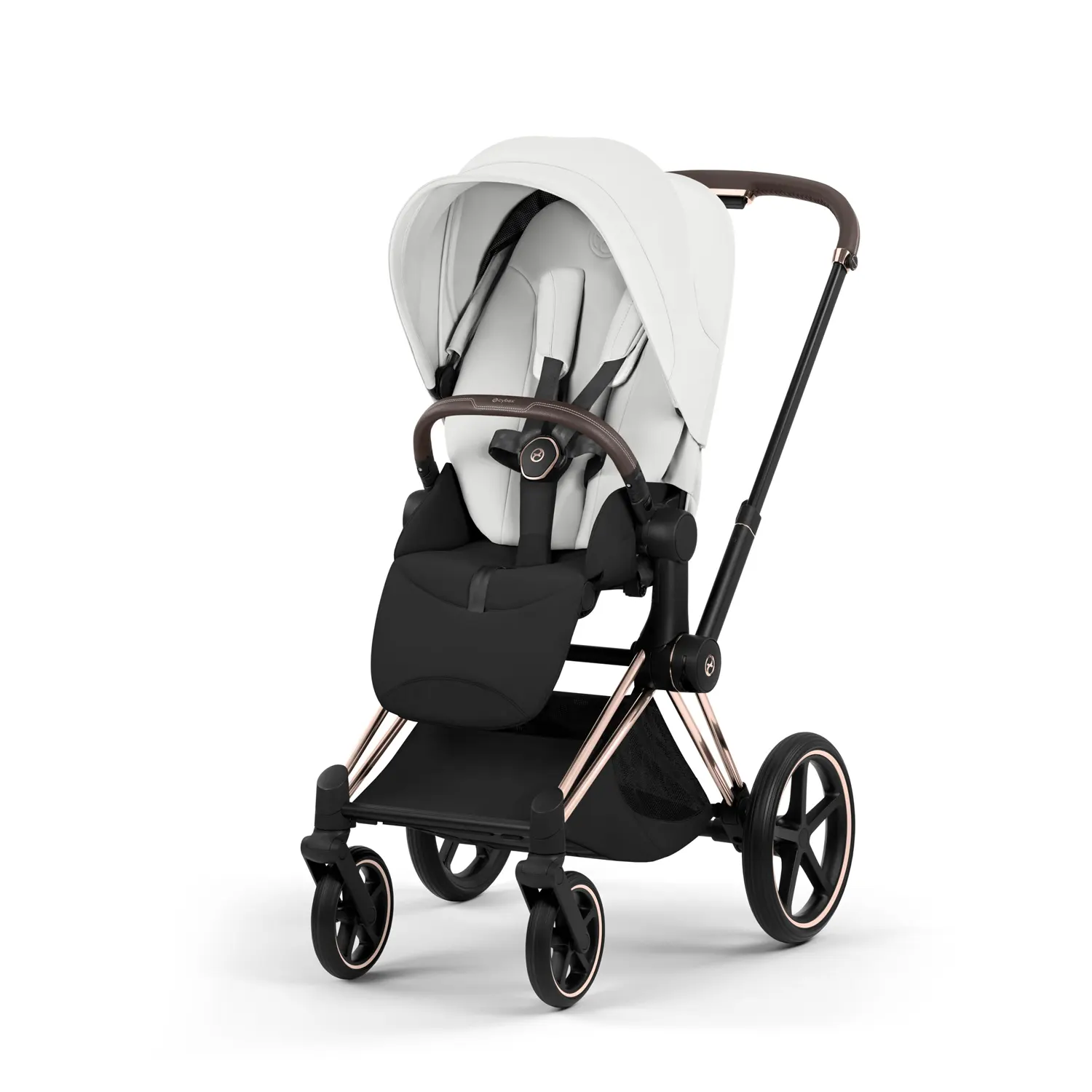 cybex priam style buggy rosegold off withe