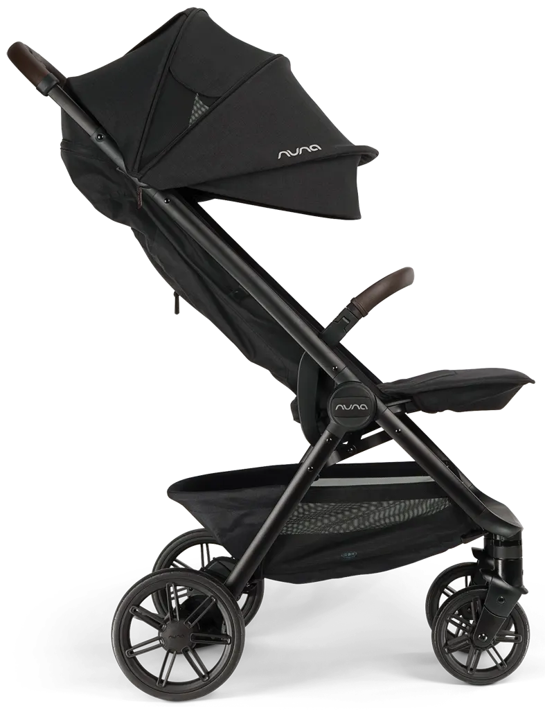 Nuna TRVL urbn schwarz Buggy Seitenansicht