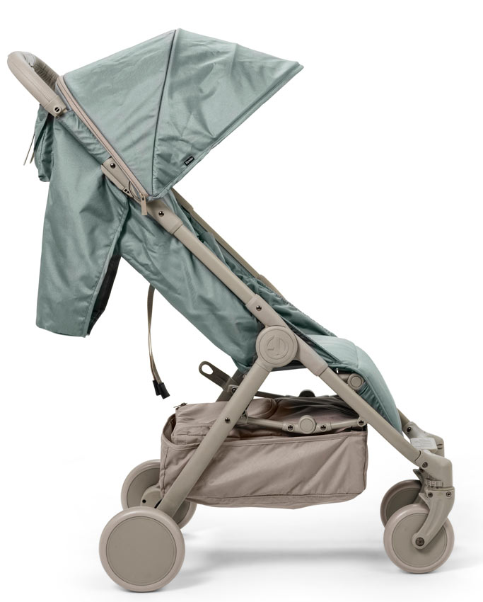 elodie mondo buggy pebble green side view