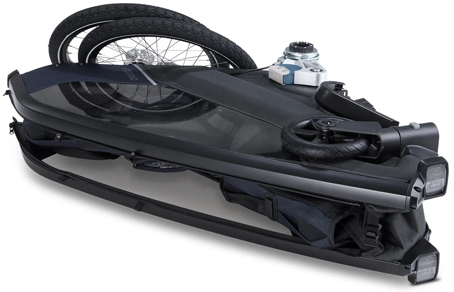 Croozer Lykke Anhänger gefaltet