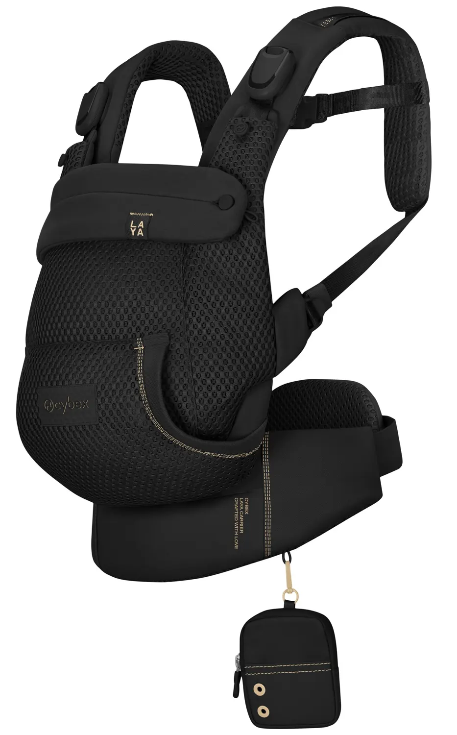cybex babytrage laya magic black seite