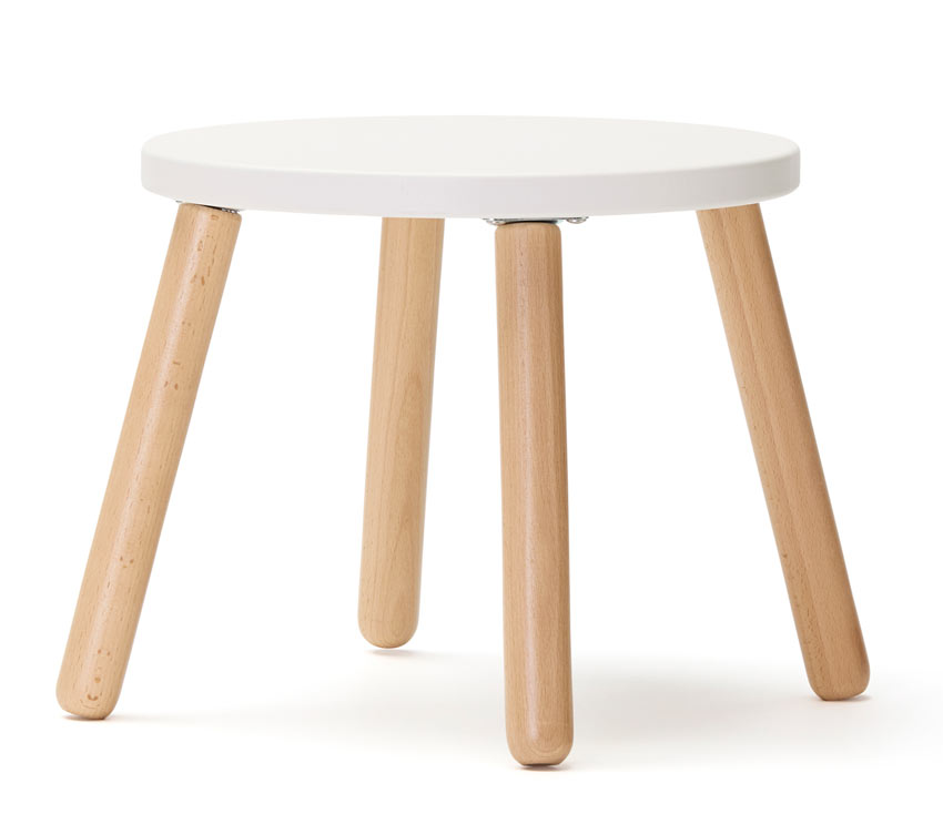 Kids Concept Tisch und Hocker Weiß Hocker