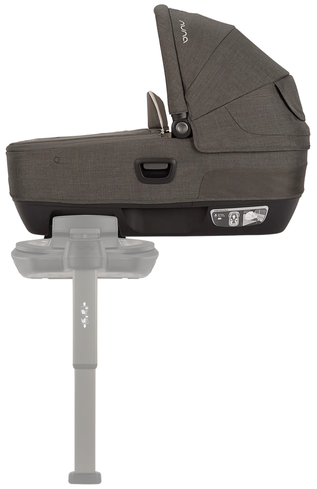 Nuna Cari next carrycot grey base