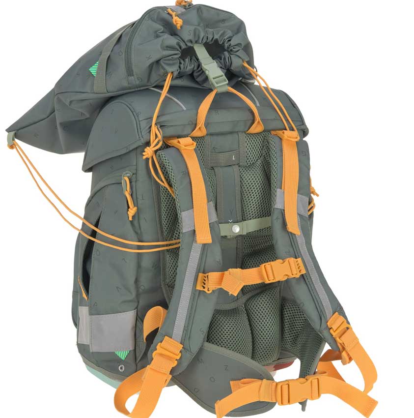 Lässig Schulranzen Set Boxy Unique Letters Green