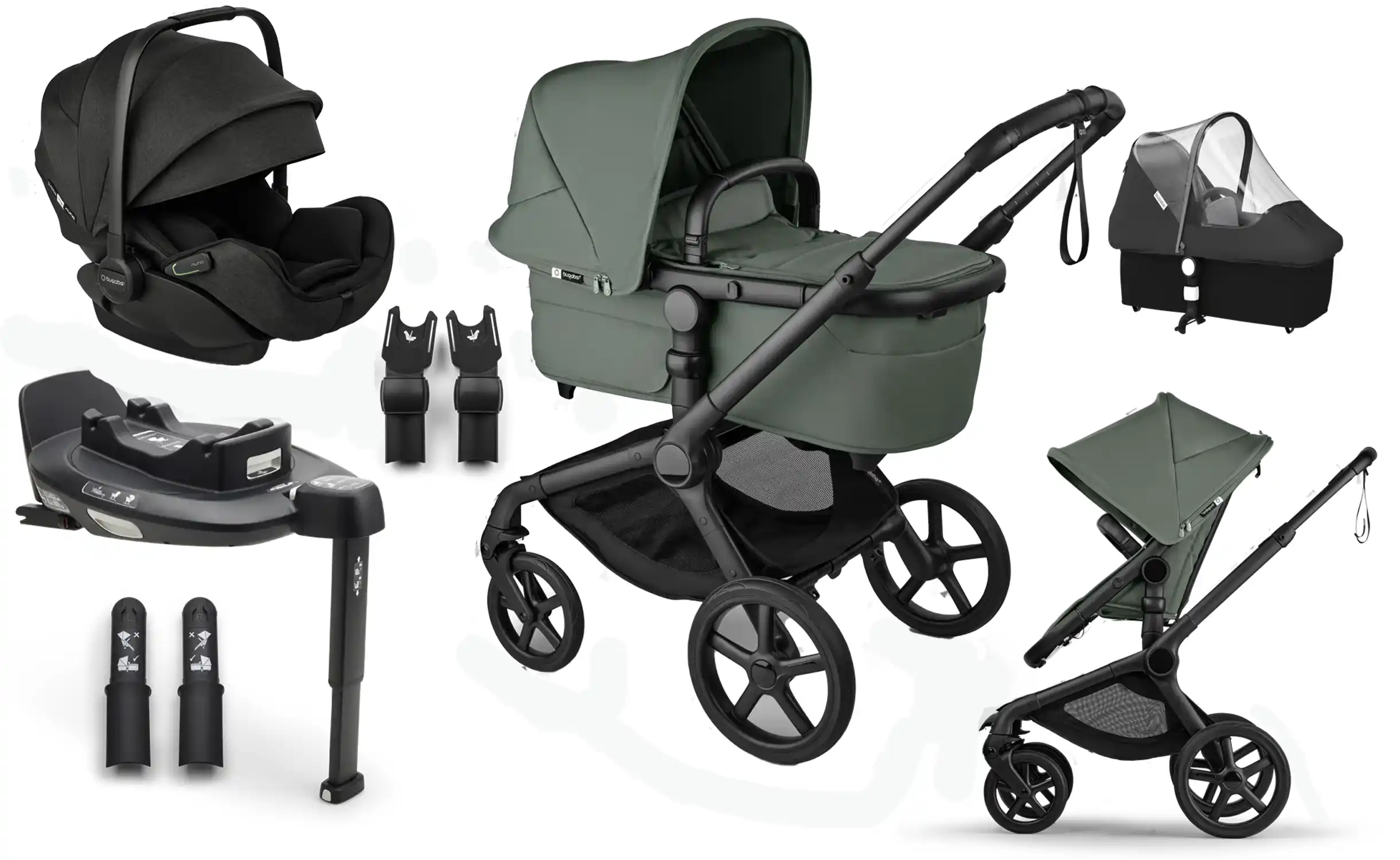 Black / Forest Green