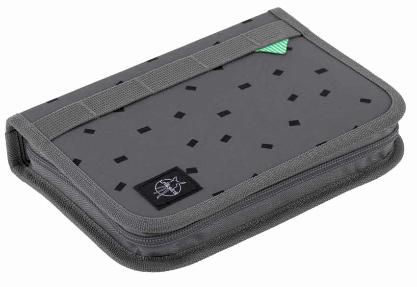 Lässig Schulranzen Set Boxy Unique Speckles Anthracite Federtasche