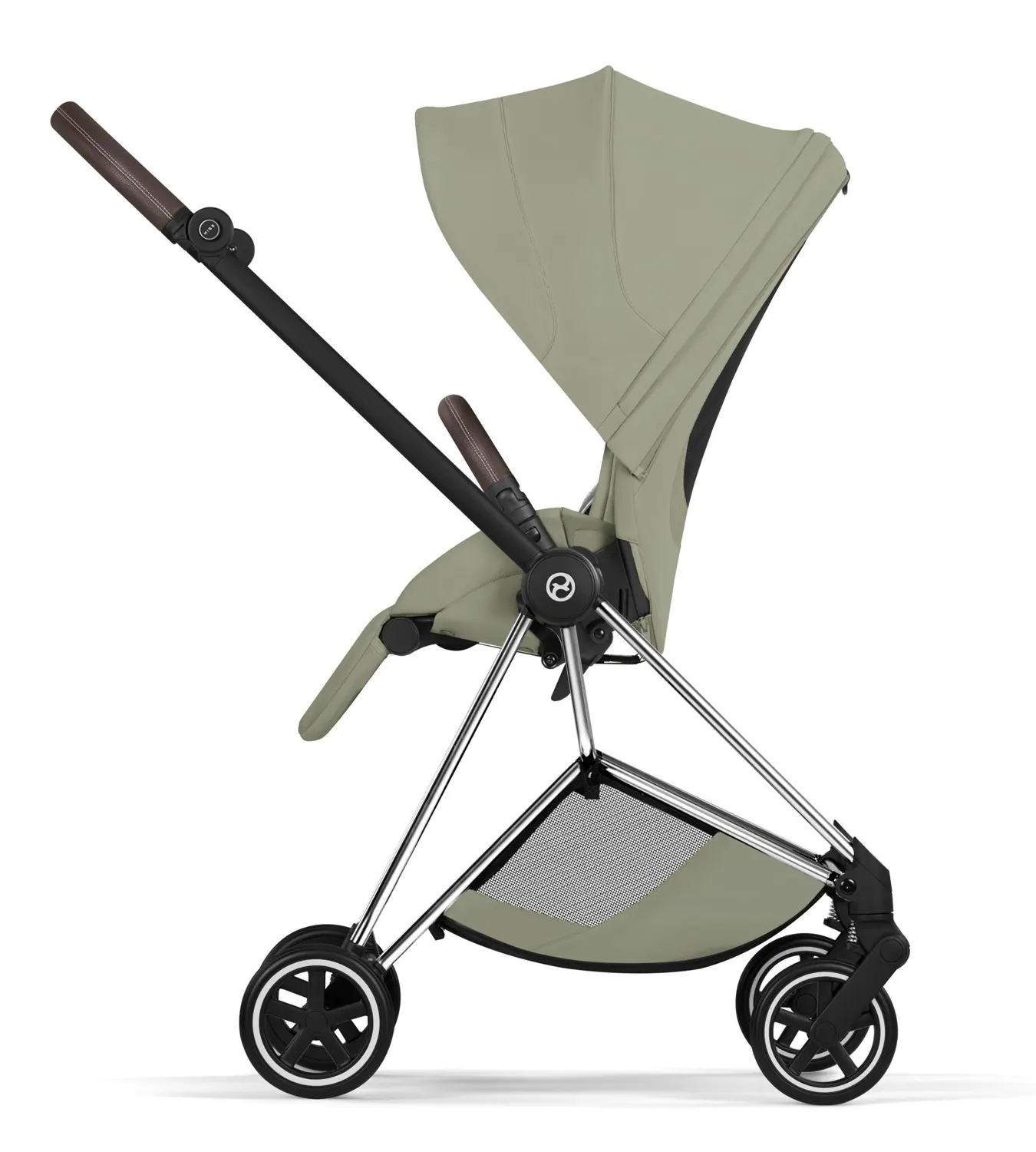 Cybex Mios Style Buggy Chrome Brown Sage Green