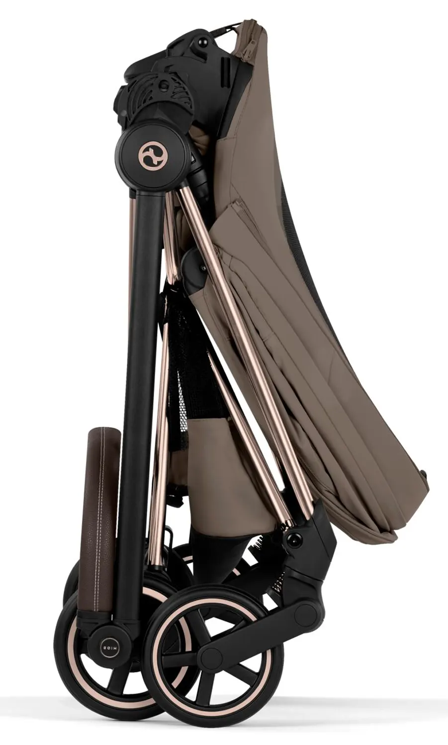 Cybex Mios Style Buggy Rosegold Coconout Brown gefaltet