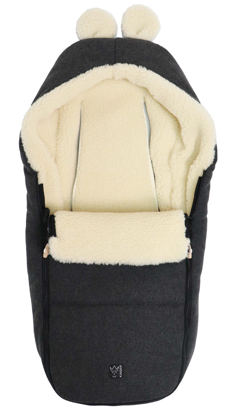 Kaiser Fußsack Hoody Maus Wool Dark Shadow